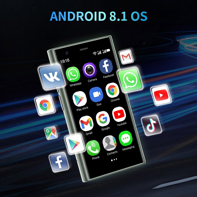 Mini Smartphone Child Phone SOYES S23 Pro Small Cell Phone 3.0 Inch IPS Touch Screen 3G Android Small Smart Mobile Mini Phone